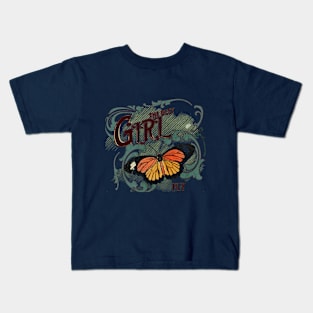 The best girl  butterfly Kids T-Shirt